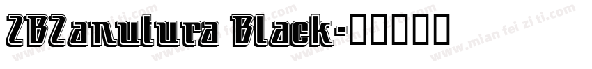ZBZanutura Black字体转换